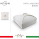10x Scatole Porta Torte in Cartone Economiche Quadrate Bianco Varie Misure...