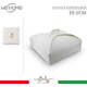 10x Scatole Porta Torte in Cartone Economiche Quadrate Bianco Varie Misure...