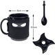 Tazza Ninja con Benda Stella Cucchiaino Colazione Thè Latte Caffè Idea Regalo...