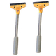 2x Raschietto 30 cm per Pareti e Pavimenti con Manico Stucco Casa Lavoro Giallo