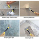 2x Raschietto 30 cm per Pareti e Pavimenti con Manico Stucco Casa Lavoro...