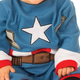 Costume Carnevale Capitan America Marvel supereroe neonato 0-6 mesi Halloween...