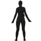 Costume Carnevale Nero Con Luci Tuta Unisex Omino Stilizzato Taglia Unica 3