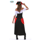 Costume Carnevale piratessa del mare bucaniera Corsara Halloween Taglie M/L...