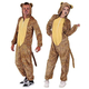 Costume Carnevale pigiama Leopardo animale Kigurumi adulti unisex Taglia Unica