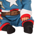 Costume Carnevale Capitan America Marvel supereroe neonato 0-6 mesi Halloween...