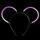 5x Montature Orecchie Luminose Cerchietto Coniglio Accessori Fluo Starlight...