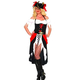 Costume Carnevale piratessa del mare bucaniera Corsara Halloween Taglie M/L...