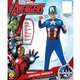 Costume Carnevale Capitan America Marvel Avengers Supereroe bambini 3-8 anni...