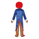 Costume Carnevale da clown travestimento Pagliaccio adulto uomo taglia M/L...