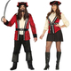 Costume Carnevale da Pirata bucaniere corsaro uomo adulto taglia M 4