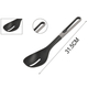 Kit 3 Pezzi Utensili Cucina Set Mestolo Forato Scolapasta Cucchiaio Accessori...