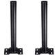 2x Staffa Palo Metallo Lampione Stradale Solare 45cm Universale Supporto Faro