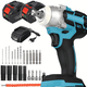 Avvitatore a Impulsi Brushless 700W 400Nm 2 batteria trapano avvitatore inserti
