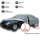 Telo Copri Auto L Felpato con Zip PVC Anti Pioggia Sole 480x195x155 cm SUV...