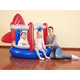 Castello Gonfiabile per Bambini Salterello Razzo Spaziale 155x142x145 cm 4