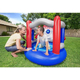 Castello Gonfiabile per Bambini Salterello Razzo Spaziale 155x142x145 cm 6