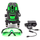Livella Laser Tracciatore Autolivellante 360º Rotazione 5 Linee Verdi Q-SP01...