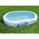 Piscina Gonfiabile Fuoriterra Bambini Family Giardino 262x157x46 cm Acquario...
