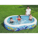 Piscina Gonfiabile Fuoriterra Bambini Family Giardino 262x157x46 cm Acquario...