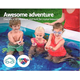 Piscina 3D Gonfiabile Giardino per Bambini 262x175x51cm Avventura Marina 3