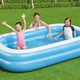 Piscina Gonfiabile Fuoriterra Rettangolare Bambini cm 262x175x51 Cod. 54006...