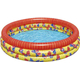 Piscina Rotonda Gonfiabile Fuoriterra Bambini Giardino 168x38cm 3 Anelli