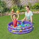 Piscina Gonfiabile per Bambini con 50 Palline Set da Gioco 102x25cm 6