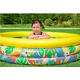 Piscina Rotonda Gonfiabile Fuoriterra 168x38cm Bambini Giardino 3 Anelli...