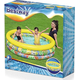 Piscina Rotonda Gonfiabile Fuoriterra 168x38cm Bambini Giardino 3 Anelli...
