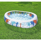 Piscina per bambini gonfiabile ovale 229x152x51 cm Famiglia Mod. 54066 5