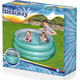 Piscina Gonfiabile Per Bambini 3 Anelli Vasca 150x53 cm Piscinetta Giardino...
