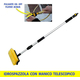 Spazzolone Telescopico per Lavaggio Pulizia Auto, SUV, Camion e Furgoni -... Spazzolone Telescopico per Lavaggio Pulizia Auto, SUV, Camion e Furgoni -...