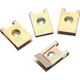 240x Dadi a U Clip Di Fissaggio per Auto Carrozzeria in Metallo 20,5x13,5mm...