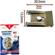 240x Dadi a U Clip Di Fissaggio per Auto Carrozzeria in Metallo 20,5x13,5mm...