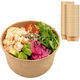 50 Insalatiere in Cartoncino Kraft Contenitore di Carta 500 cc Ciotole Poke