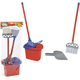 Mocio Scopa Paletta Set di Pulizia Giocattolo per Bimbi Gioco Bambini Scopetta