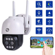 Telecamera IP CAM PTZ WIFI Camera Wireless Esterno Videocamera HD Zoom 10x