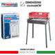 Griglia barbecue carbonella portatile MEGA picnic campeggio fornello...