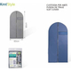 6 Custodia sacca porta abiti vestito da viaggio 60x90cm riutilizzabile in TNT...