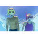Set Maschera e Boccaglio da Sub Antiappannamento per Snorkeling 7-14 anni...