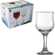 Set 6 calici in vetro trasparente da 24 cl Bevande Acqua vino rosso bicchieri