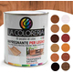 Impregnante legno esterni 750ml cerato professionale protettivo vari colori...