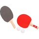Set Ping pong tennis da tavolocon racchette + 2 palline gioco portatile borsa...