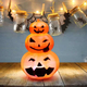 Zucca decorativa con Illuminazione a LED Di Halloween per Ingresso Di Casa 7