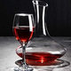 Decanter vino rosso caraffa vetro collo Rotondo cilindrico Sommelier 1,5...