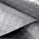 Tappeto gomma grigio in PVC copertura pavimento largo 1x30 m bollo bullonato...