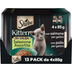 Sheba in Salsa Cibo per Gatti con pollo e salmone per cuccioli Kitten 52x85 g