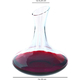 Decanter vino rosso caraffa vetro collo Rotondo cilindrico Sommelier 1,5...