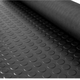 Tappeto gomma nero in PVC copertura pavimento largo 1x25 m bollo bullonato 2